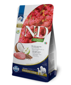 N&D QUINOA DOG SENIOR MEDIUM MAXI CORDERO 2KG