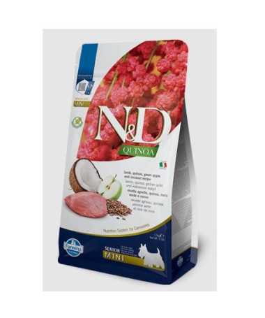 N&D QUINOA DOG SENIOR MINI CORDERO 5KG