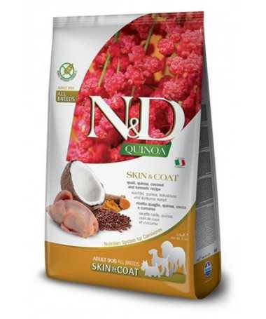 N&D QUINOA DOG SKIN COAT CODORNIZ 7KG