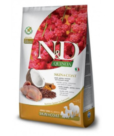 N&D QUINOA DOG SKIN COAT CODORNIZ 7KG