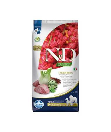 N&D QUINOA DOG DIGESTION CORDERO MEDIUM MAXI 7KG