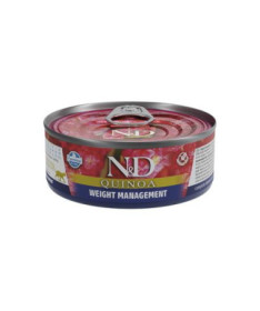 N&D QUINOA CAT WEIGHT MANAGEMENT 24X80G