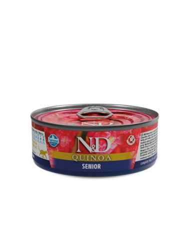 N&D QUINOA CAT SENIOR 24X80G