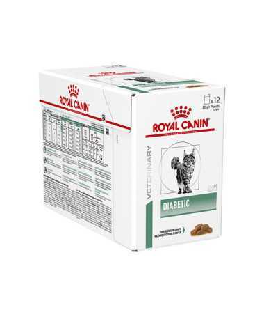 ROYAL VET FELINE DIABETIC CAJA 12X85GR – foto del producto vitamina ácido energía