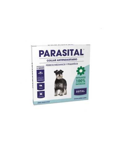 PARASITAL COLLAR ANTIPARASITARIO PERROS PEQ MED – foto del producto 100 parasital collar