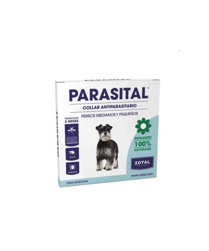 PARASITAL COLLAR ANTIPARASITARIO PERROS PEQ MED – foto del producto 100 parasital collar