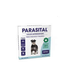 PARASITAL COLLAR ANTIPARASITARIO PERROS PEQ MED – foto del producto 100 parasital collar